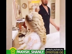 شینیون زبیا و جذاب و به روز زنانه - رنگ مو رین - 09909508100