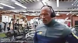 تمرین بدنسازی راک(دواین جانسون...