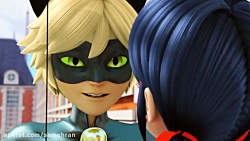 دختر کفشدوزکی و گربه سیاه دوبل...