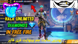 فری فایر جم و دایموند بینهایت...
