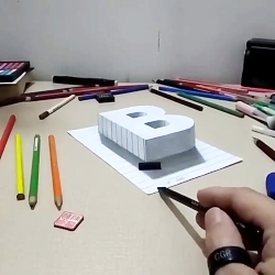 آموزش نقاشی سه بعدی