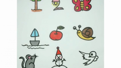 نقاشی با اعداد انگلیسی 1 تا 9