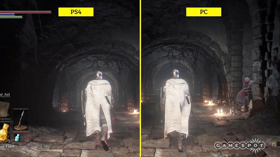 مقایسه گرافیک بازی Dark Souls III - PC VS PS4