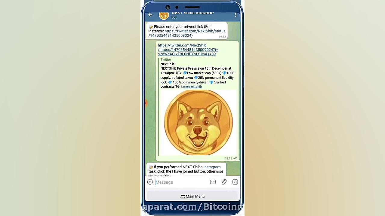 کسب , درآمد , 50هزار , شیبا , نکس , فرصت , محدود , دارای , قیمت , ایردراپ , عالی , معتبر , پرداختی , زودتر , ثبت‌نام , وقت , زیادی , نداره , توضیحات , چنل , تلگرامی
https: , daramad654
لینک , ربات , https: , NEXTShibaAirdropBot?start=2077164876