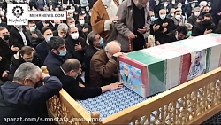 پایه ششم | فرهنگی | لحظاتی در مراسم تشیع شهید حاج حسین ایرلو 1400/10/01