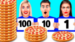 چالش غذایی ۱۰۰ لایه با ۱۲۳Go...