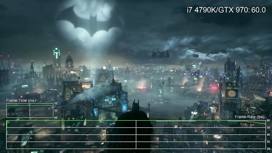 فریم ریت بازی Batman Arkham Knight نسخه PC