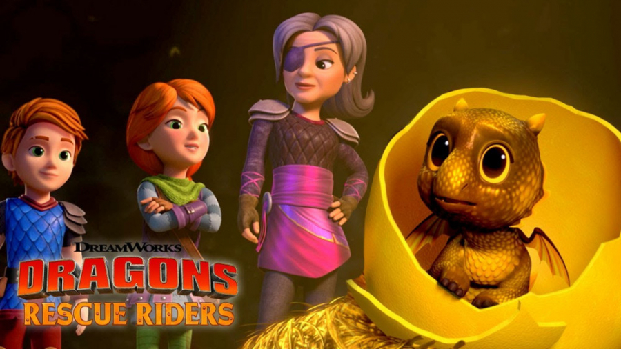 انیمیشن اژدها سواران : شکار اژدهای طلایی - Dragons : Rescue Riders زمان71ثانیه