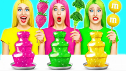 چالش های غذایی عجیب و همرنگ و...