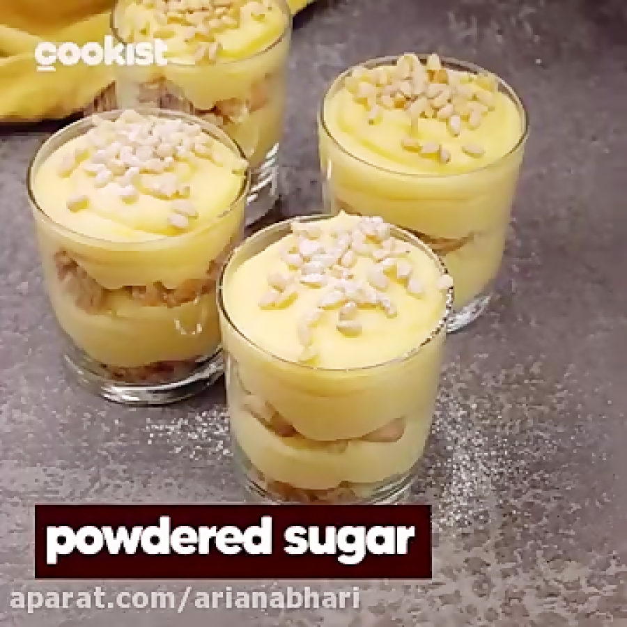 طرز تهیه پای سیب با گلابی در خانه