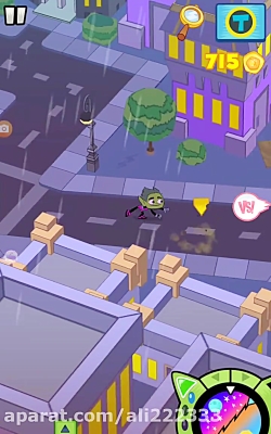 گیم پلی بازی teeny titans 2