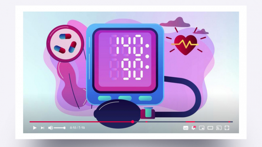 استرس و پرفشاری خون - موشن گرافیک پزشکی