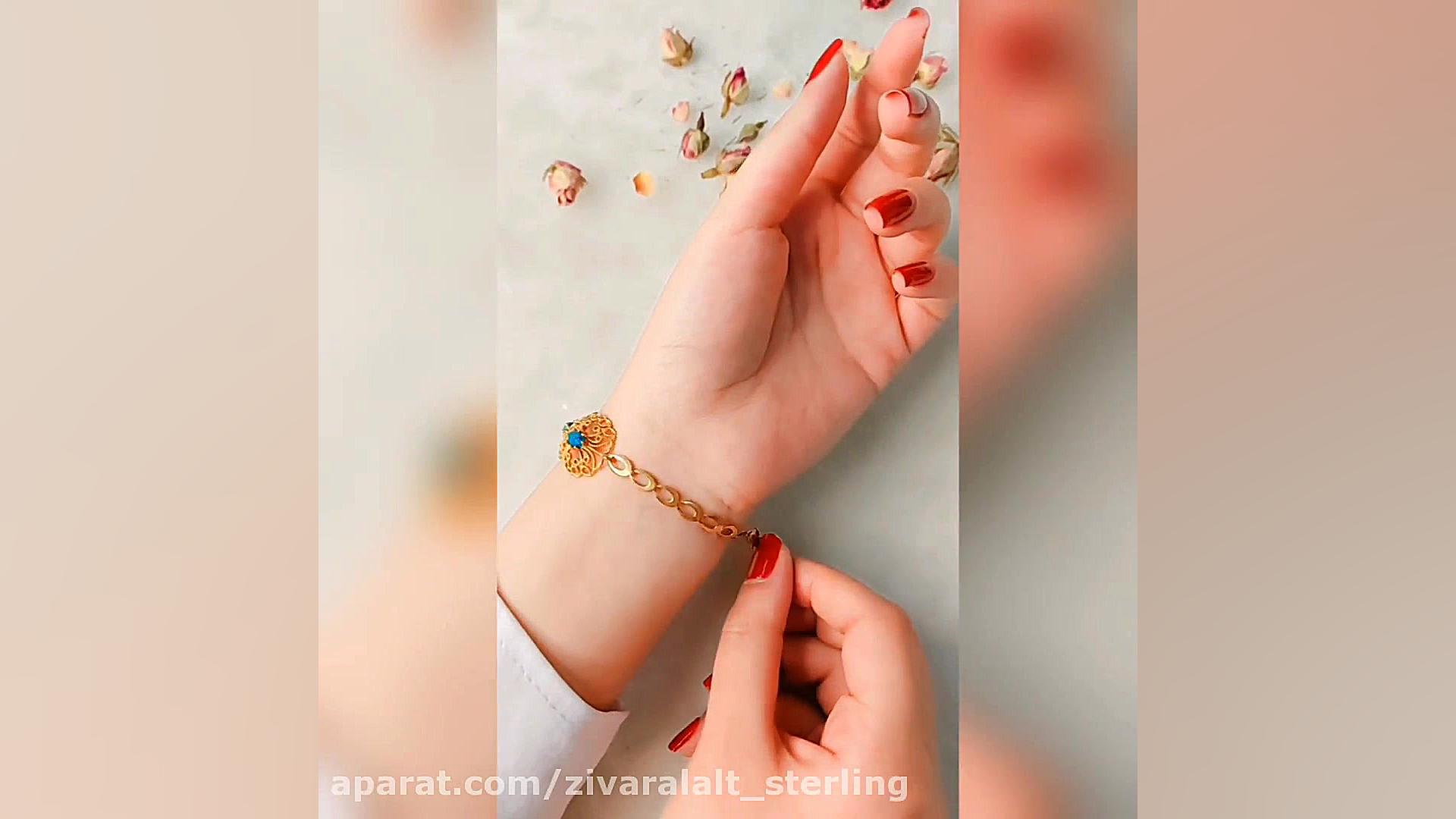 سرویس زنانه طرح طلا روکش طلا ثبات رنگ بالا و بدون حساسیت کد:۲۲۷۰ تست آنتی‌بادی مونوکلونال