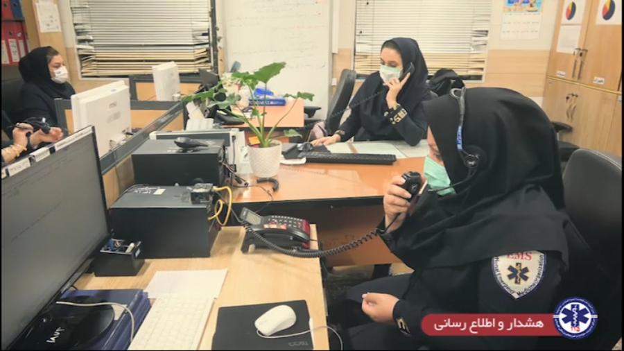 مانور زلزله اورژانس گلستان پلاسماجت
