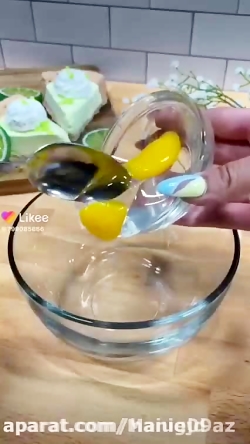 آموزش ساخت اسلایم خوردنی