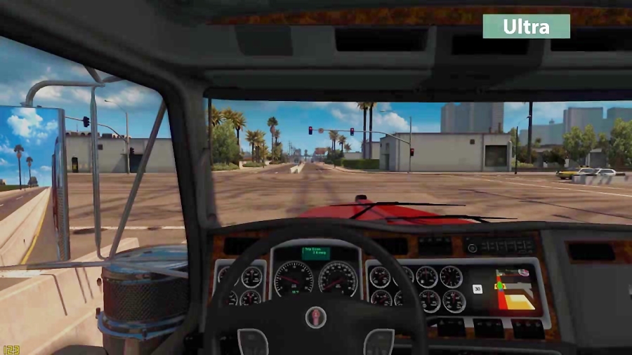 مقایسه گرافیک بازی American Truck Simulator نسخه PC
