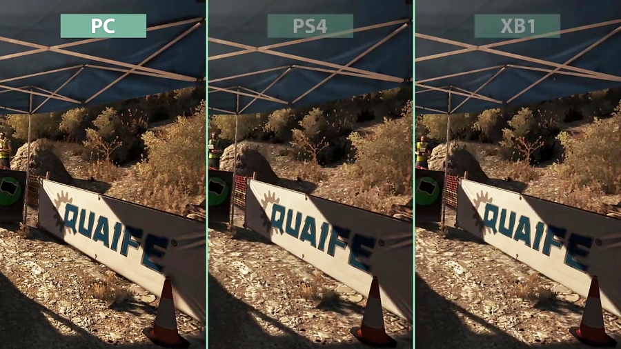 مقایسه گرافیک بازی DiRT Rally - PC VS PS4 VS XO