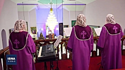 آیین آغاز سال ۲۰۲۲ میلادی توسط ارامنه تهران