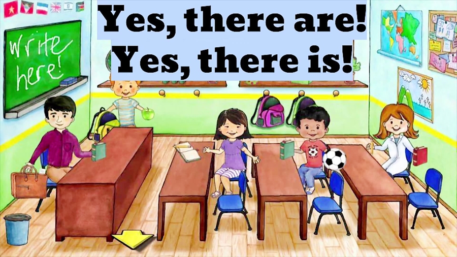 There are There is song for kids in English