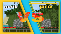 ماینکرافت پرو درمقابل نوب Minecraft pro vs noob