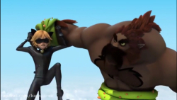 دختر کفشدوزکی و گربه سیاه