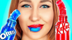 چالش خوراکی قرمز در برابر آبی...