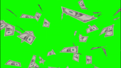 گرین اسکرین بارش دلار