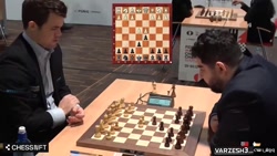 مسابقه ی شطرنج ماگنوس کارلسن و پرهام مقصودلو