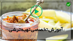 آموزش دستور تهیه ترشی سالاد فصل-ترشی-(ترشی بادمجان شکم پر)