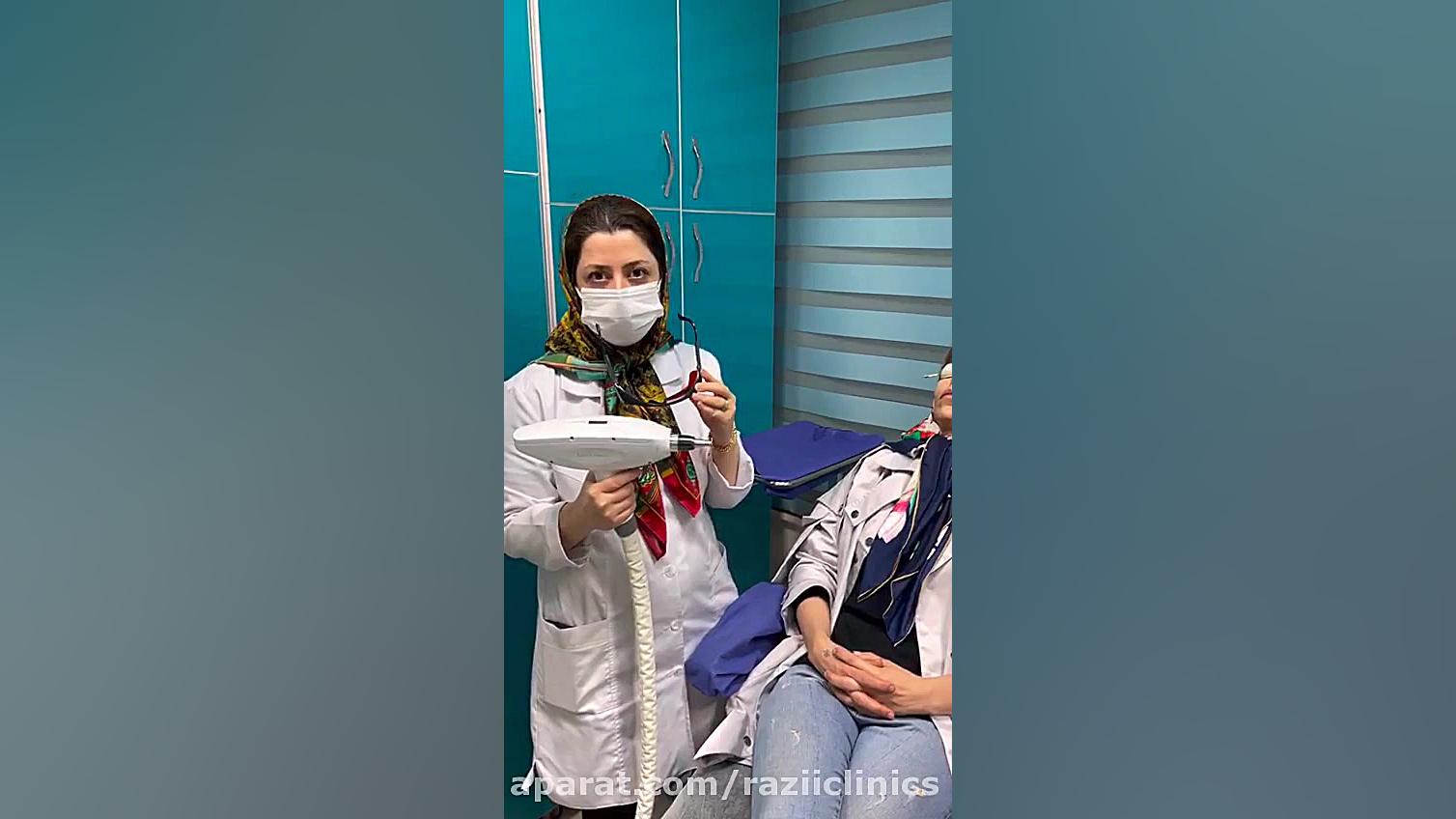 لیزر کیو سوئیچ برای لک های پوستی درمان جای جوش