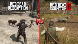 مقایسه گیم پلی بازی رد دد Red Dead Redemption - RDR1 vs RDR2