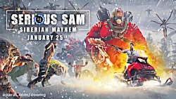 تریلر معرفی بسته الحاقی Serious Sam: Siberian Mayhem بازی Serious Sam 4 - زومجی