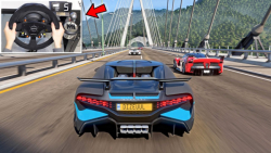 گیم پلی بازی Forza Horizon 5 با خودرو بوگاتی دیوو Bugatti Divo