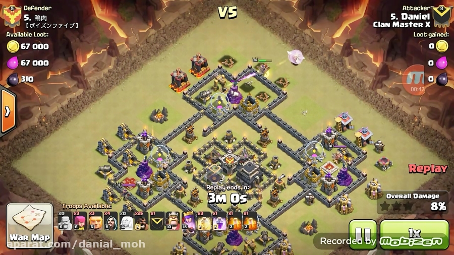 clash of clans ( Queen walk Hog ) #3