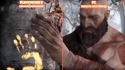 مقایسه گرافیکی God of War روی پلی استیشن ۵ و پی سی