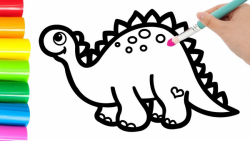 نقاشی دایناسور