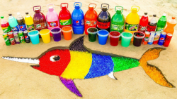 ساخت اره ماهی با نوشابه و آب م...