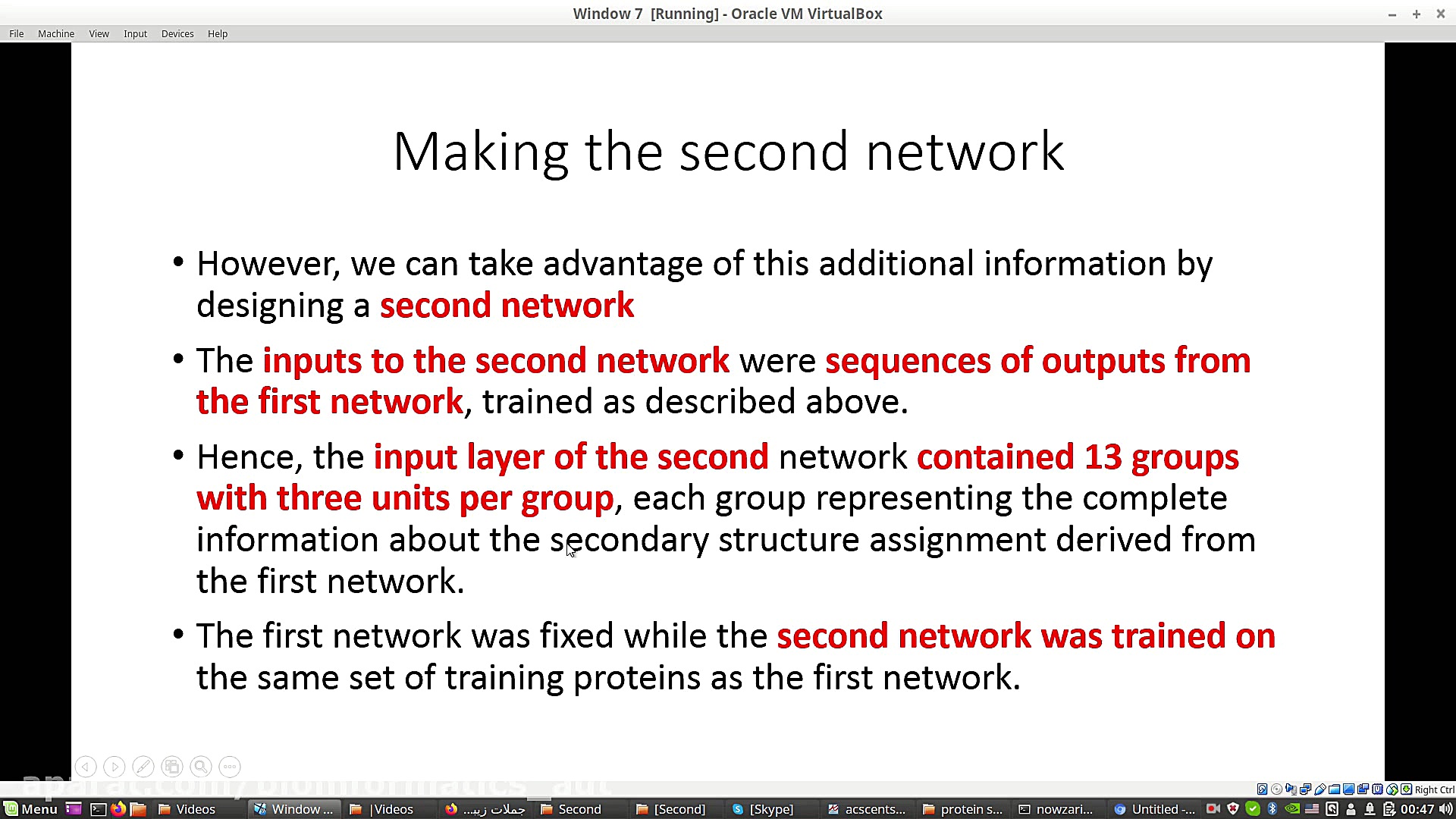 Protein Secondary Structure Prediction using Neural Network part 2 جراحی بینی