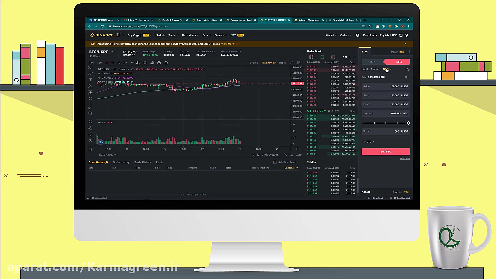 خرید , فروش , ارز , دیجیتال , صرافی , بایینس , روش , اسپاپ , معتبر , رمز