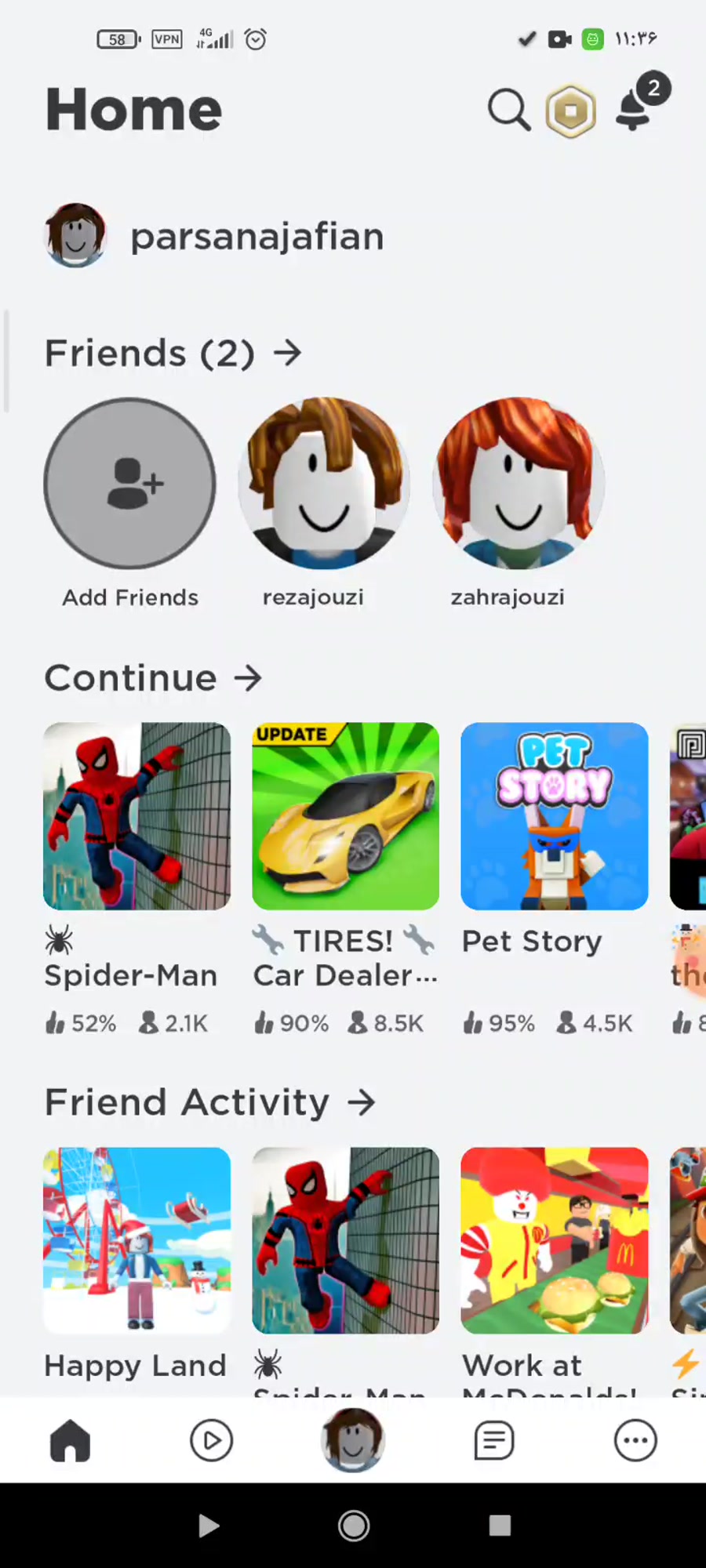 بررسی بازی روبلاکس ROBLOX برای موبایل