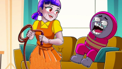 طنز کارتونی اسکویید گیم