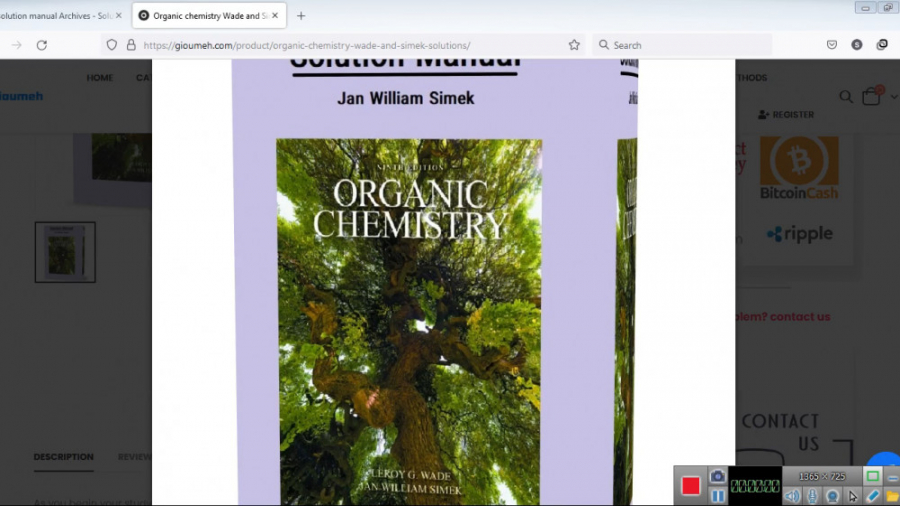 Organic chemistry Wade and Simek ( ninth ) 9th edition solutions manual pdf