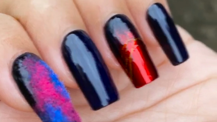 طرح های جدید ناخن | طرح ناخن | ژلیش جدید ناخن