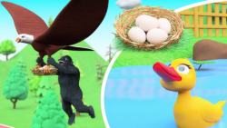 بچه حیوانات سرگرم کننده گوریل...