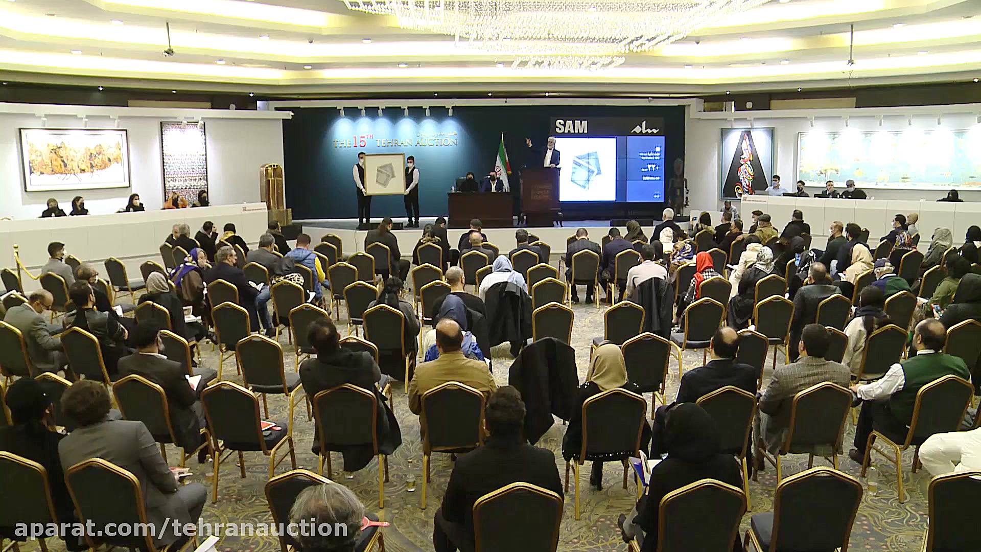 فروش اثر حجت شکیبا در حراج پانزدهم زمان199ثانیه