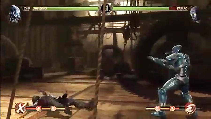 MK9 Story Mode (Cyber Sub-Zero) - Ermac and Noob Saibot