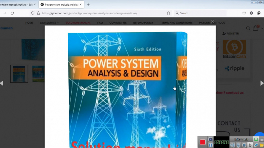 Power system analysis and design [ 6th 6th SI ] edition Glover solutions