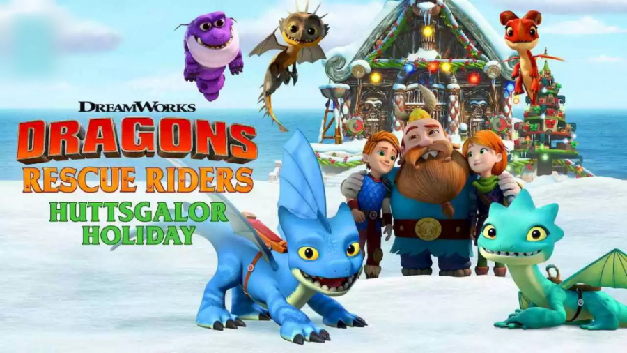 تریلر انیمیشن اژدها سواران : نجات تعطیلات هاتسگلر - Dragons : Rescue Riders زمان60ثانیه