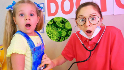 دایانا و روما دستان خود را بشو...