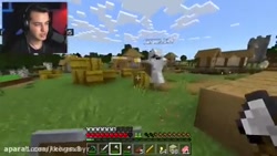 آریا کئوکسر با بازی ماینکرافت